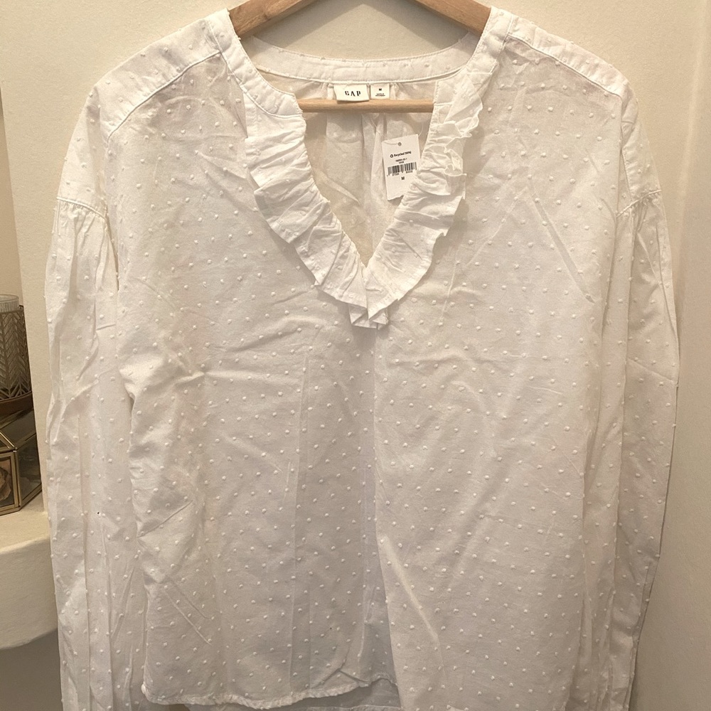 GAP white long sleeve